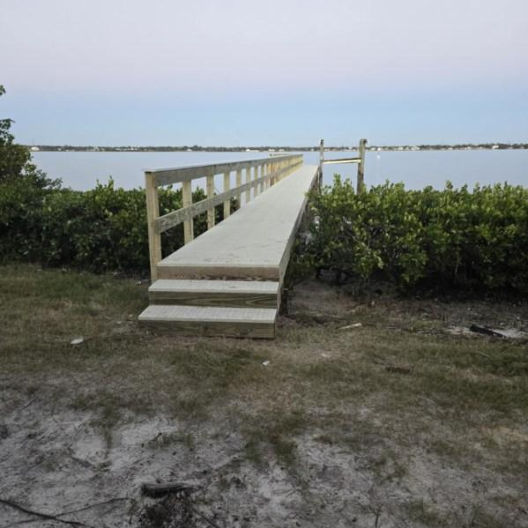 Boat lift foundation work