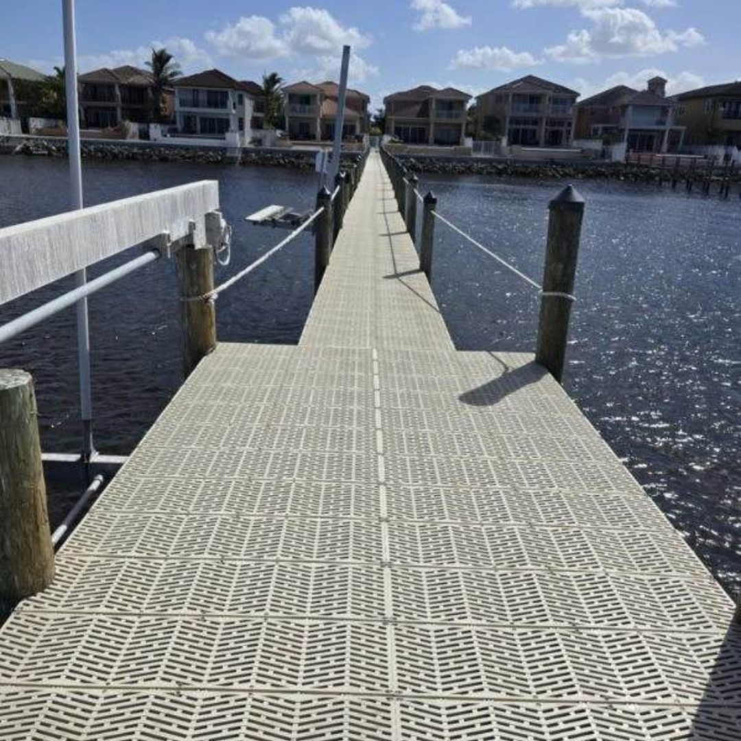 Boat lift piling installation